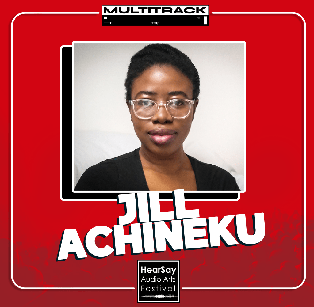 Jill Achineku staring into the camera